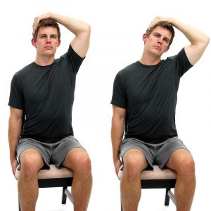 ثابت نگه داشتن سر با فشار جانبی - ورزش آرتروز گردن و کتف