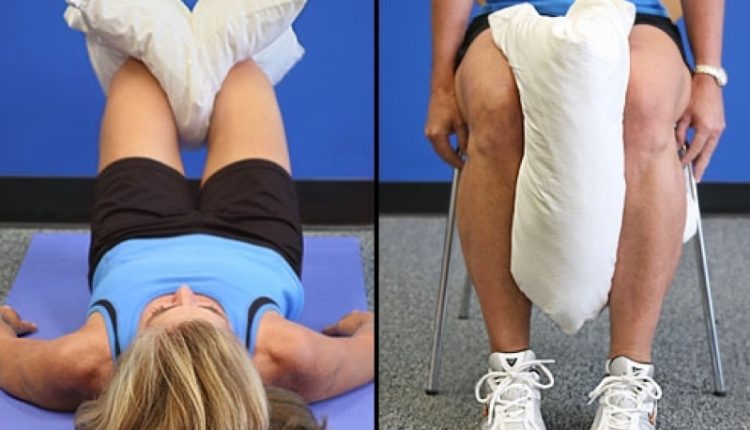 تقویت ایزومتریک عضله اداکتور ران - فیزیوتراپی بهبود عملکرد زانو