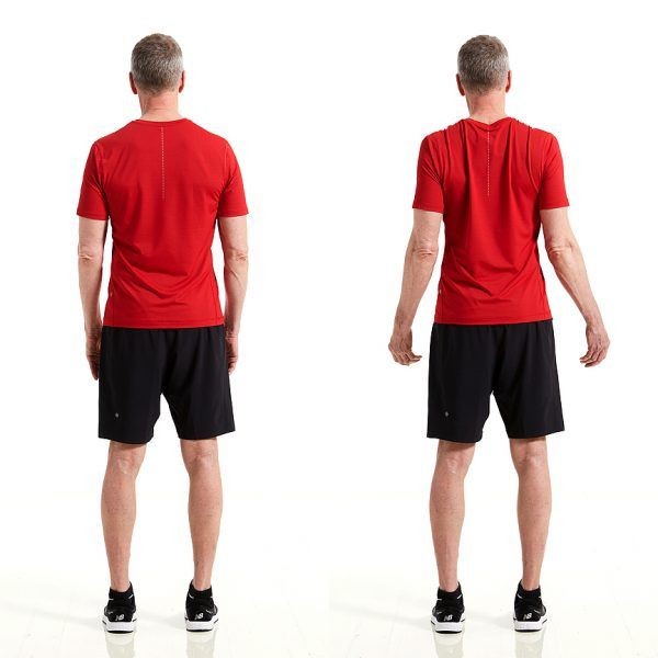 حرکت Shoulder blade squeeze درمان کتف درد