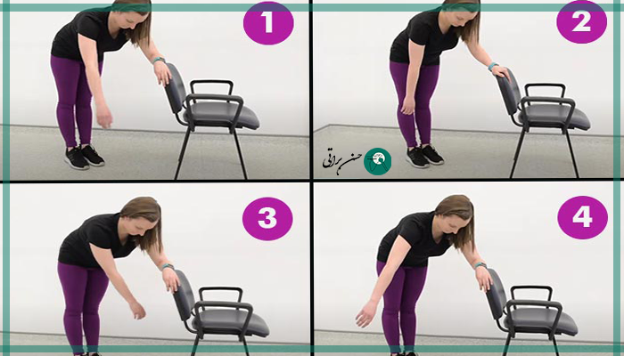 حرکت کششی آونگ یا پاندولی شانه - ورزش شانه یخ زده