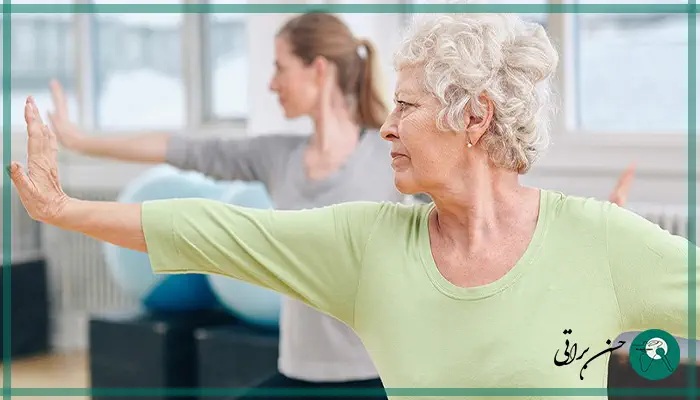 ورزش درمانی گرفتگی عضلات کتف و شانه