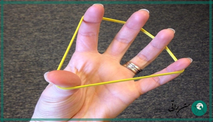 حرکت فنر انگشتی - تمرین ورزشی پارگی تاندون دست