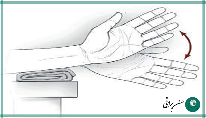 تقویت دامنه حرکتی دست - تمرین ورزشی پارگی تاندون دست