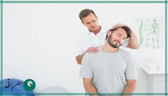 خمکردن گردن در روند توانبخشی بعد از جراحی کتف